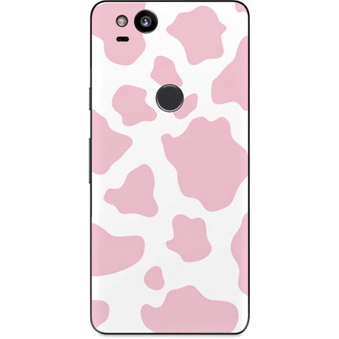 Pink Cow Print Google Pixel 2 Skin